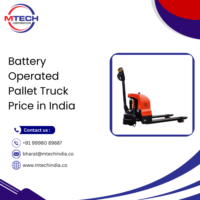 Battery Operated Pallet Truck Price in India