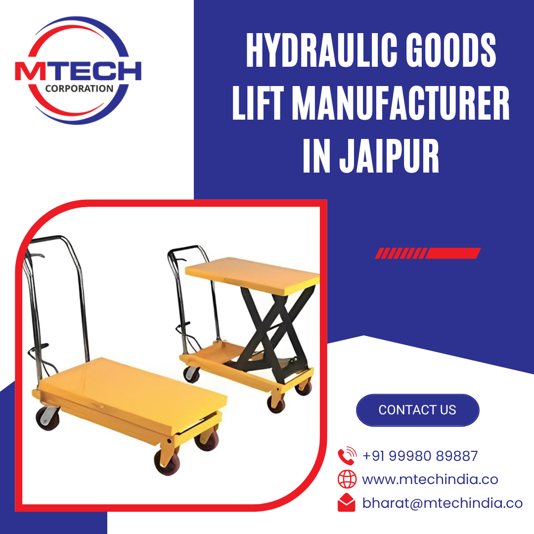 Hydraulic Goods Lift Manufacturer in Jaipur