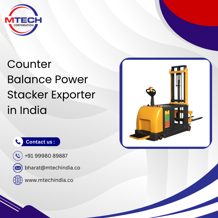 Counter Balance Power Stacker Exporter in India