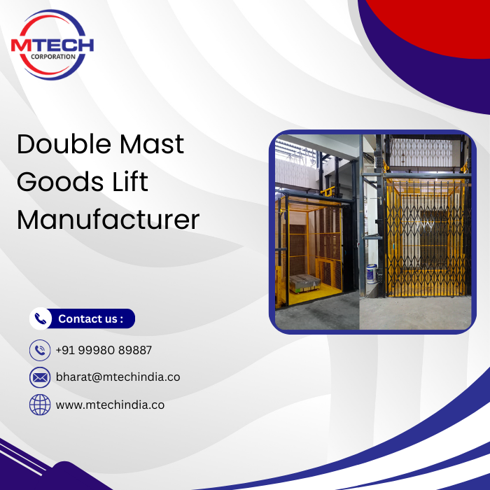 Double Mast Goods Lift Manufacturer