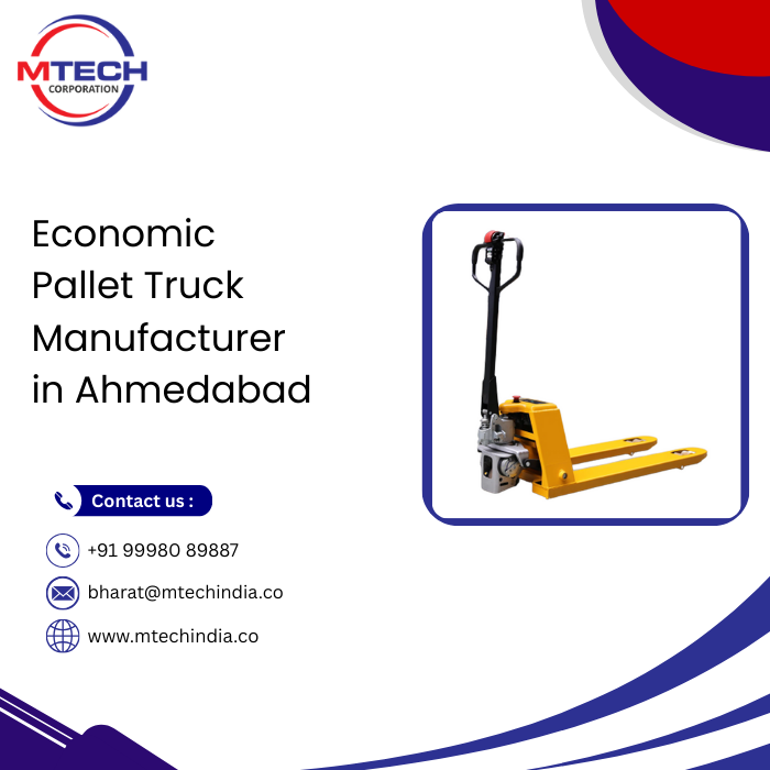 Economic Pallet Truck Manufacturer in Ahmedabad