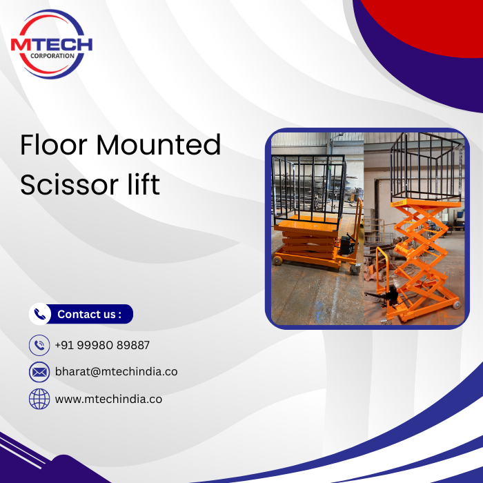 Floor Mounted Scissor lift