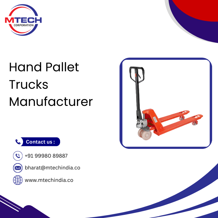 Hand Pallet Trucks Manufacturer