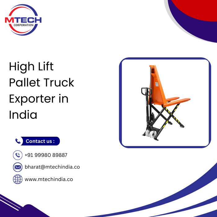 High Lift Pallet Truck Exporter in India