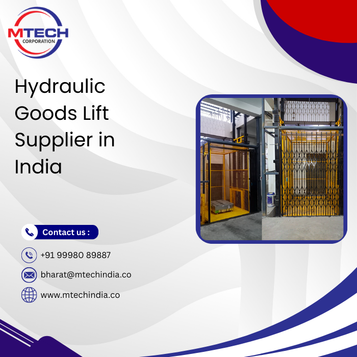 Hydraulic Goods Lift Supplier in India
