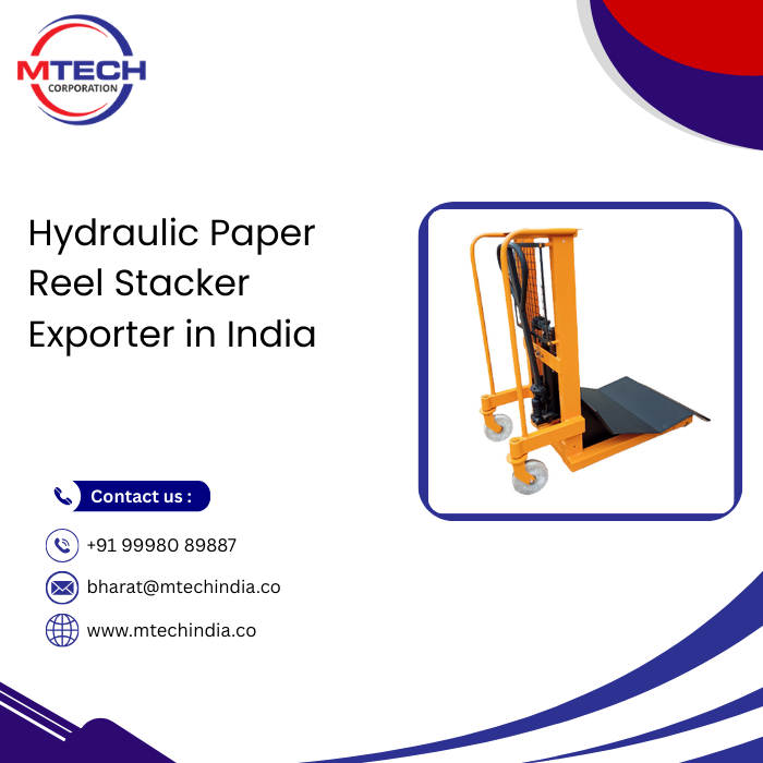 Hydraulic Paper Reel Stacker Exporter in India