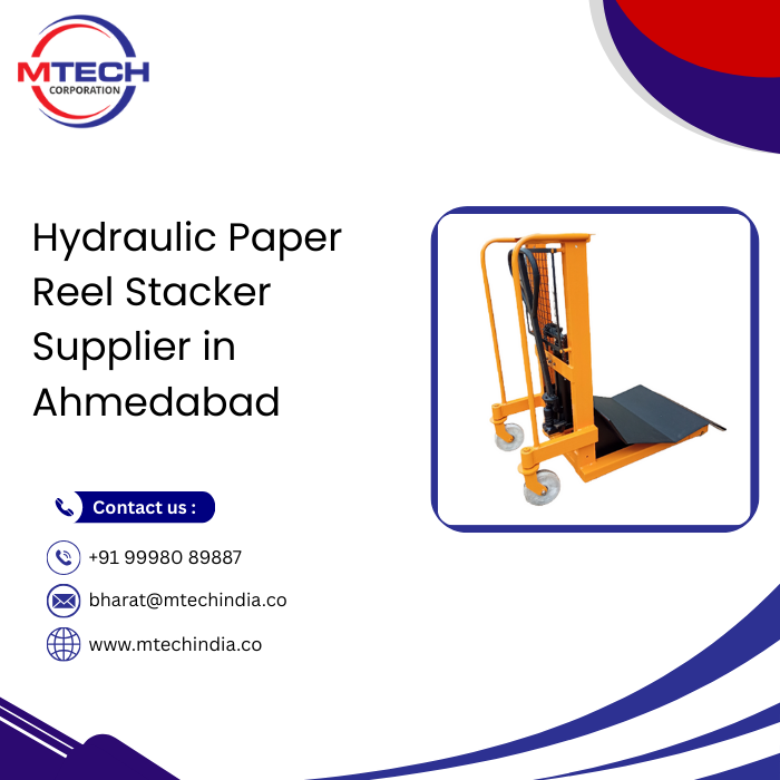 Hydraulic Paper Reel Stacker Supplier in Ahmedabad