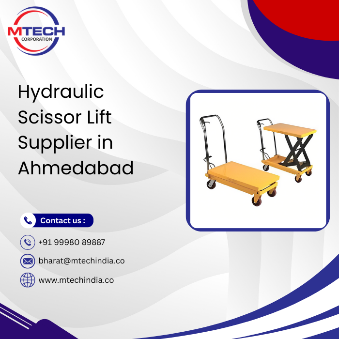 Hydraulic Scissor Lift Supplier in Ahmedabad