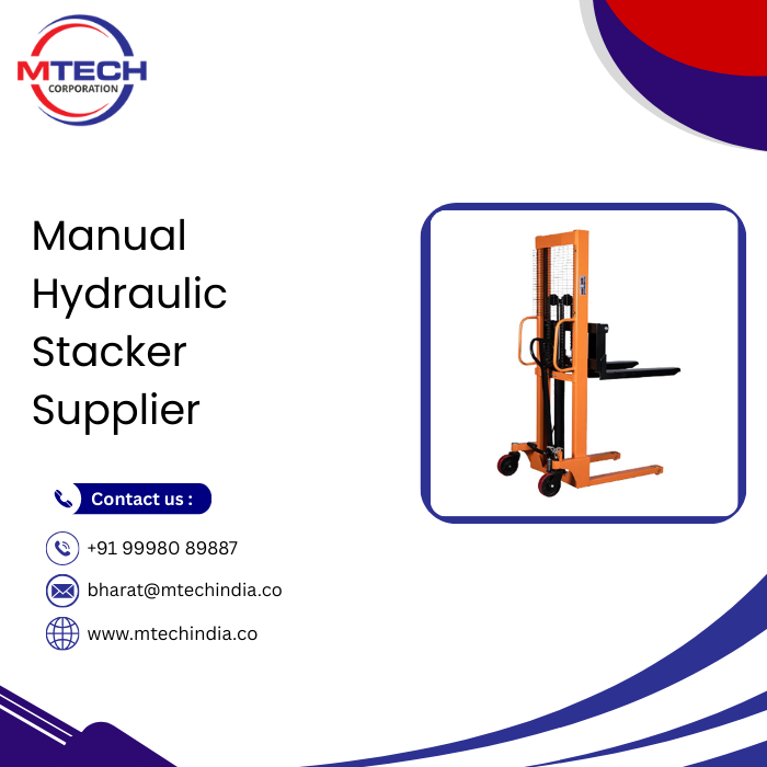 Manual Hydraulic Stacker Supplier
