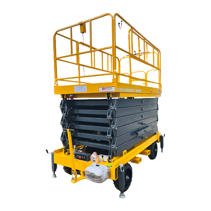 Manual Pushing Scissor Lift Manufacturer in Ahmedabad