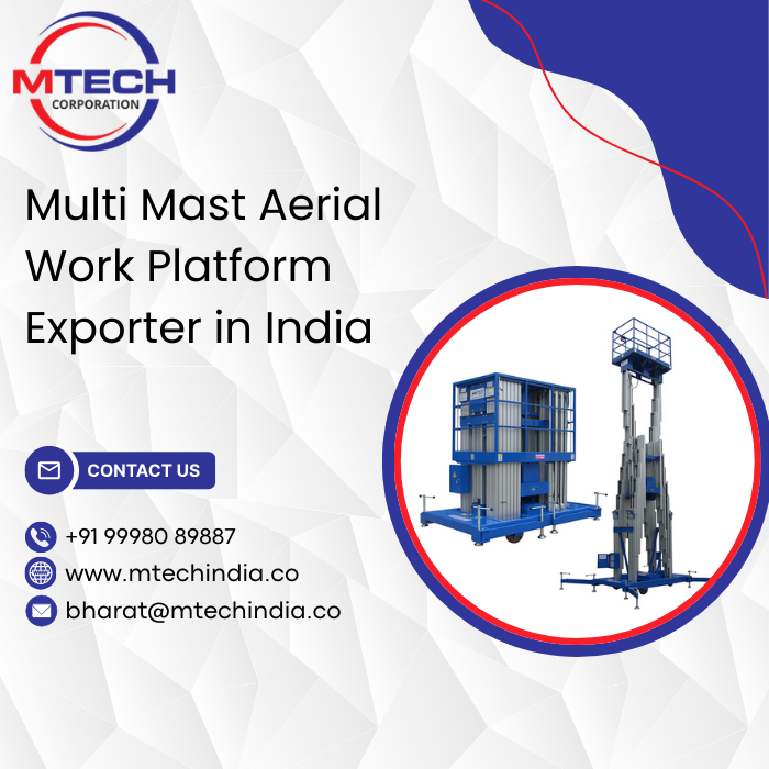 Multi Mast Aerial Work Platform Exporter in India