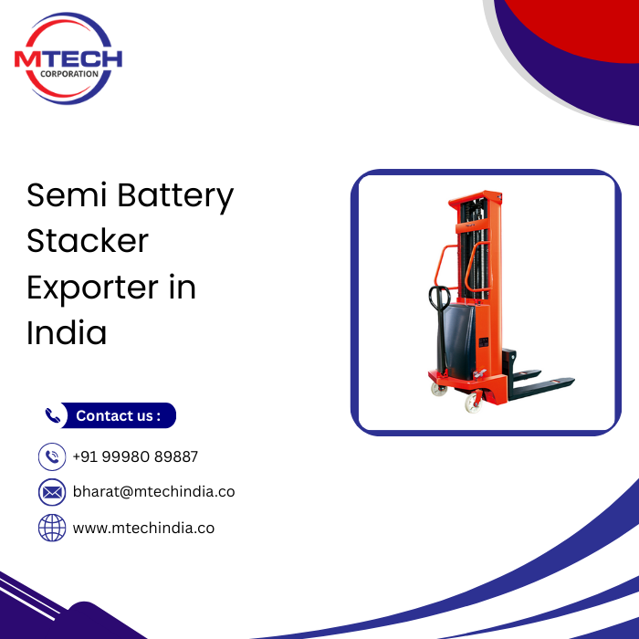 Semi Battery Stacker Exporter in India