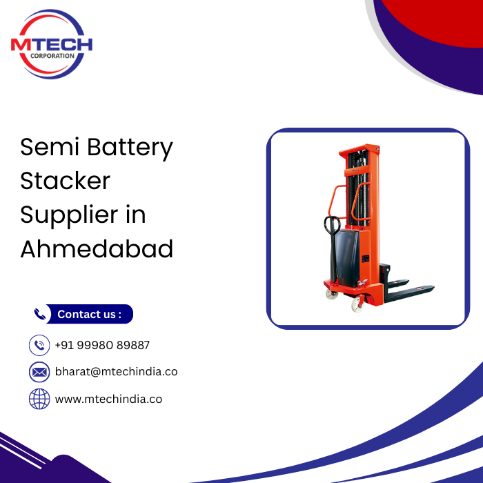 Semi Battery Stacker Supplier in Ahmedabad