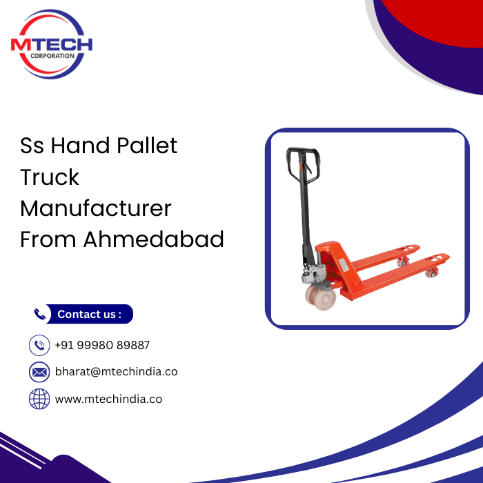 Ss Hand Pallet Truck Manufacturer From Ahmedabad